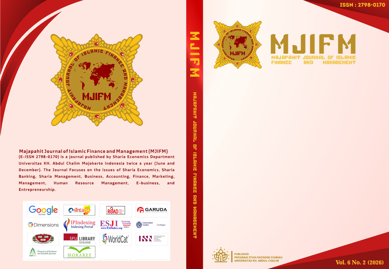 					View Vol. 6 No. 2 (2026): Islamic Finance and Management
				